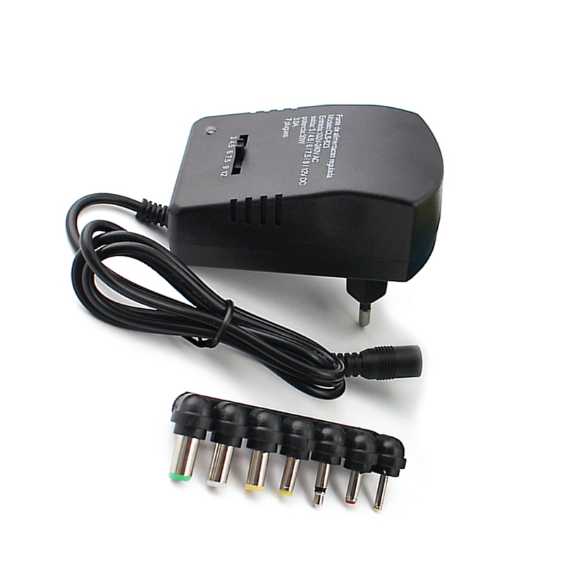 Adjustable Power Supply 30W Multi Voltage Adapter 12V DC 9V 6V 7V 5V 3V