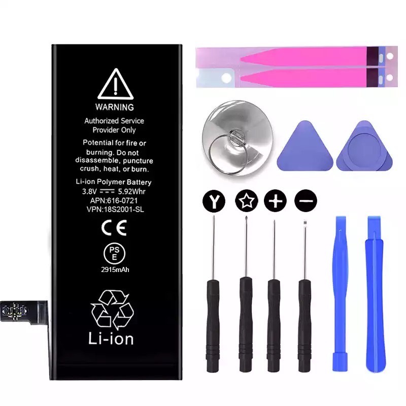 [TẶNG VÍT] Pin Zin Chuẩn 5 / 5S / 5C / 6 / 6 Plus / 6S / 6S Plus / 7 / 7 Plus / 8 / 8 Plus / X