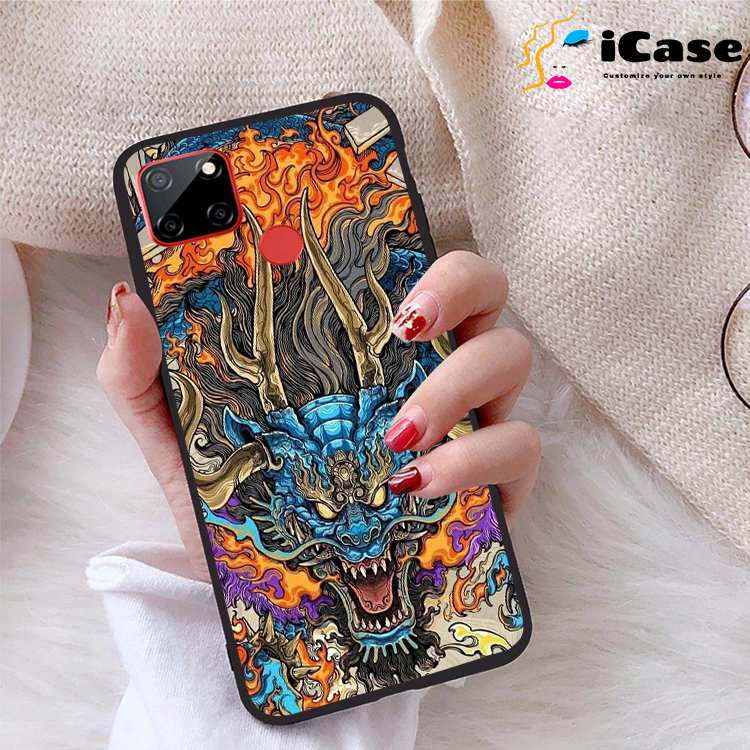 Ốp lưng Realme C12 viền dẻo TPU BST Rong