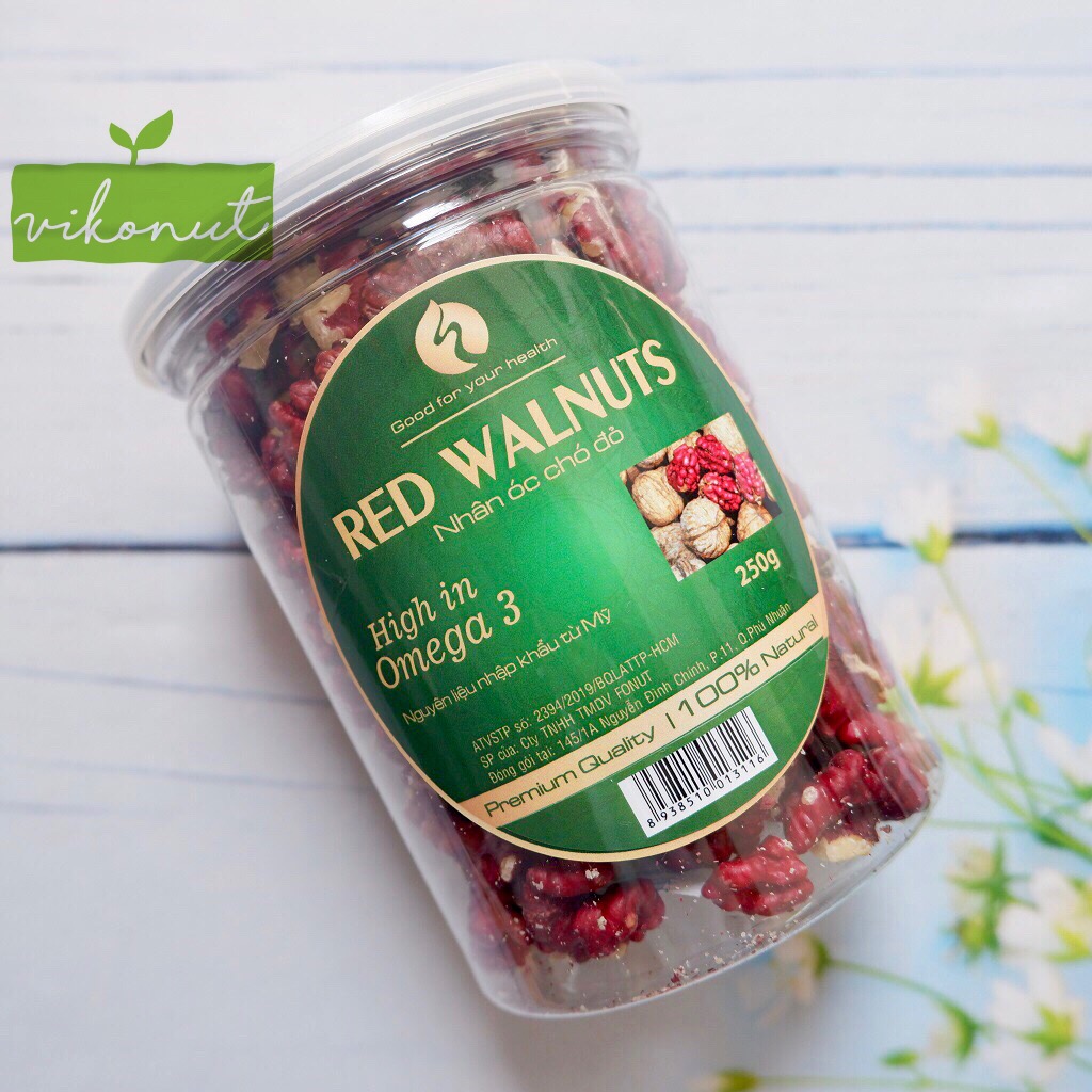 [HCM]Nhân Óc chó đỏ Mỹ [500gr 250g] - Shelled Walnut Óc chó đỏ tách vỏ