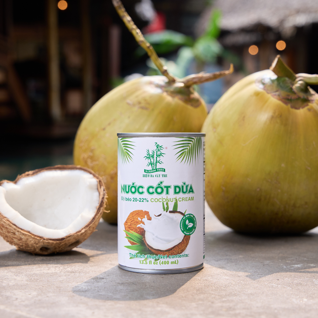 Combo 3 Nước Cốt Dừa Ba Cây Tre Cream Béo 20-22% 400Ml X3
