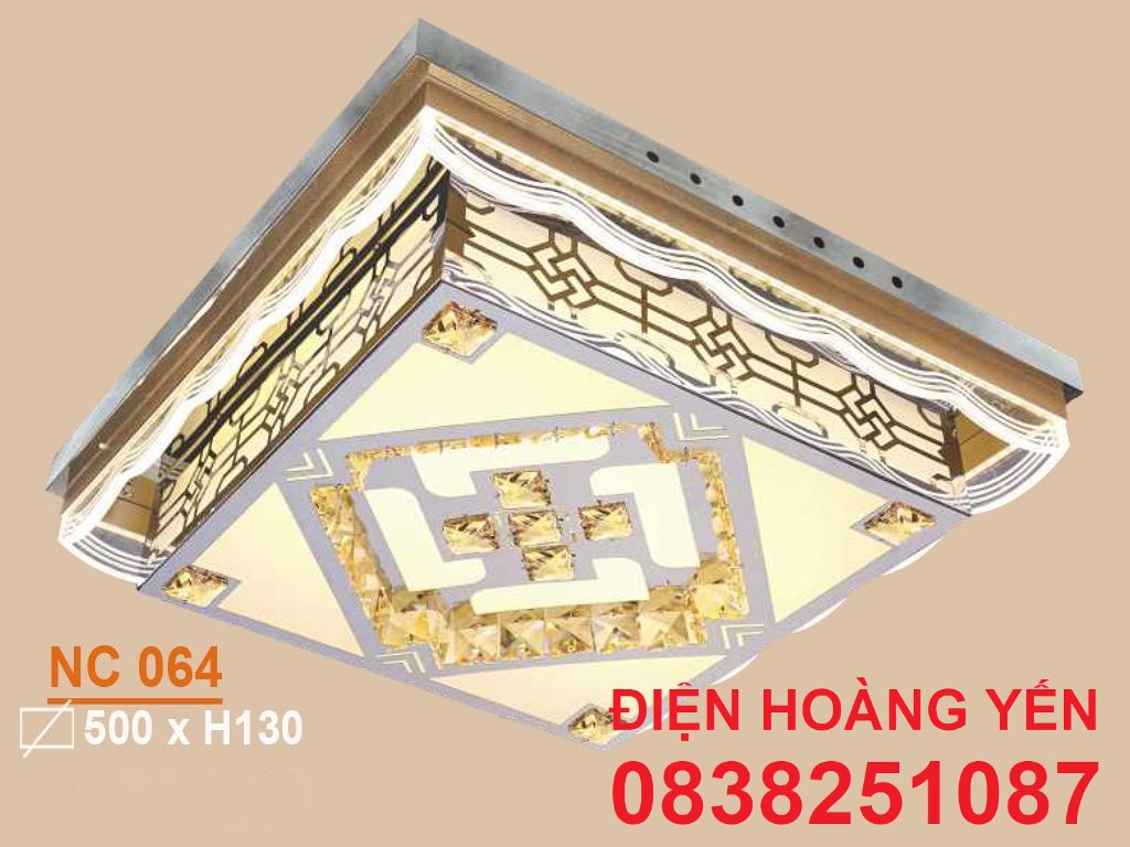 Đèn mâm led ốp trần hiện đại nc064