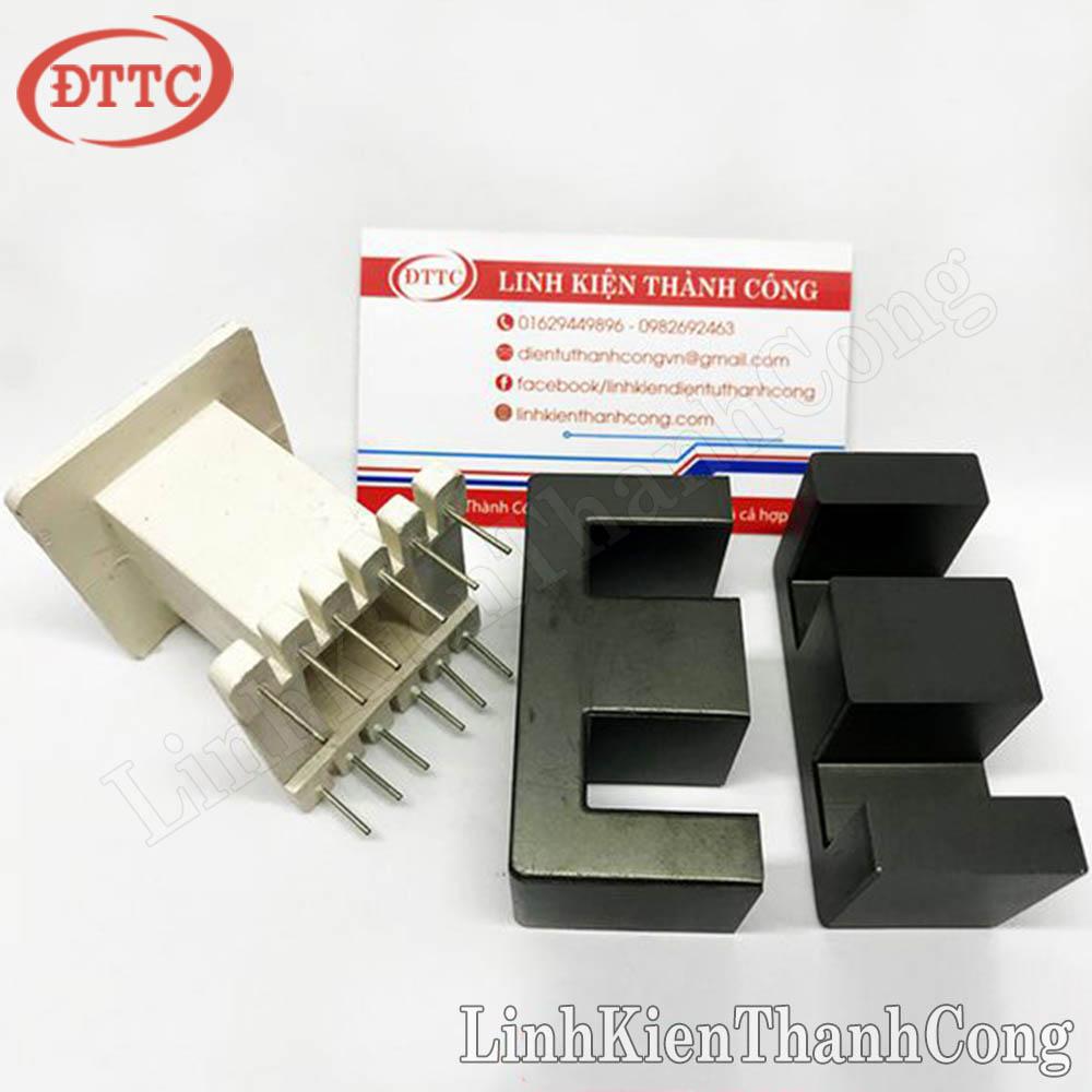 Biến Áp Xung EE65 Đứng (6+6) Loại Tốt
