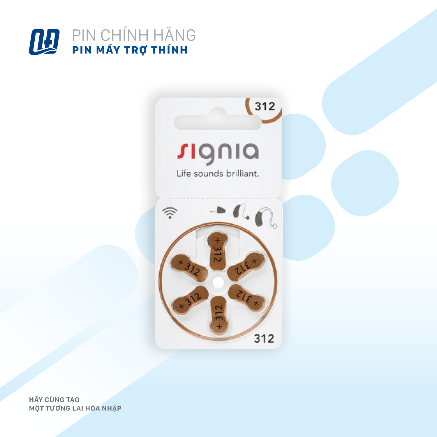 Signia Hearing aid battery 675