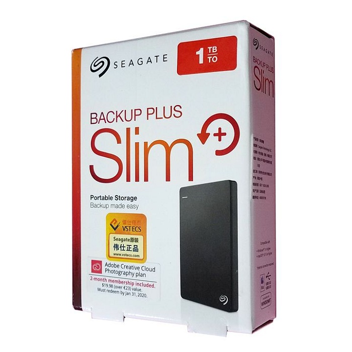 Ổ cứng di động Seagate backup plus slim 4TB 2TB 1TB Tốc độ 3.0