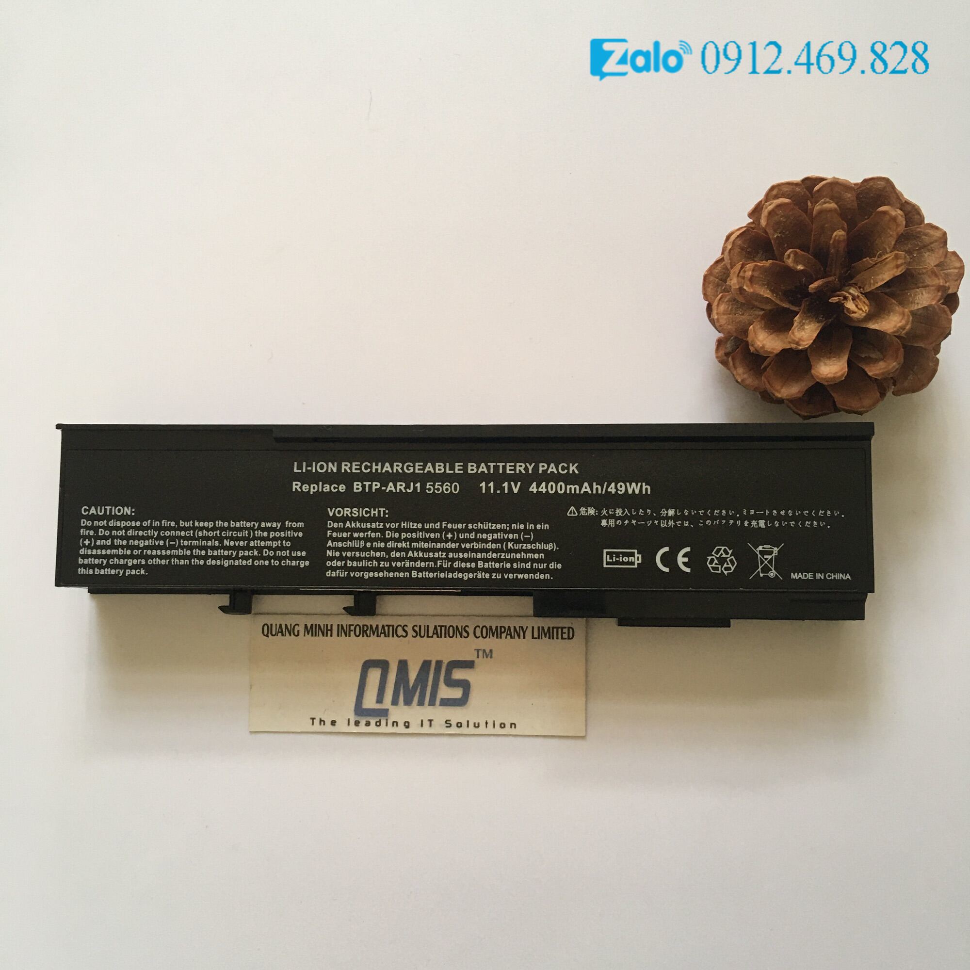 Pin laptop Acer TravelMate 3284 3290 3300 3302 3304 4320 4330 4520 4720 4730 6252 6291 6292 – ARJ – 6 CELL