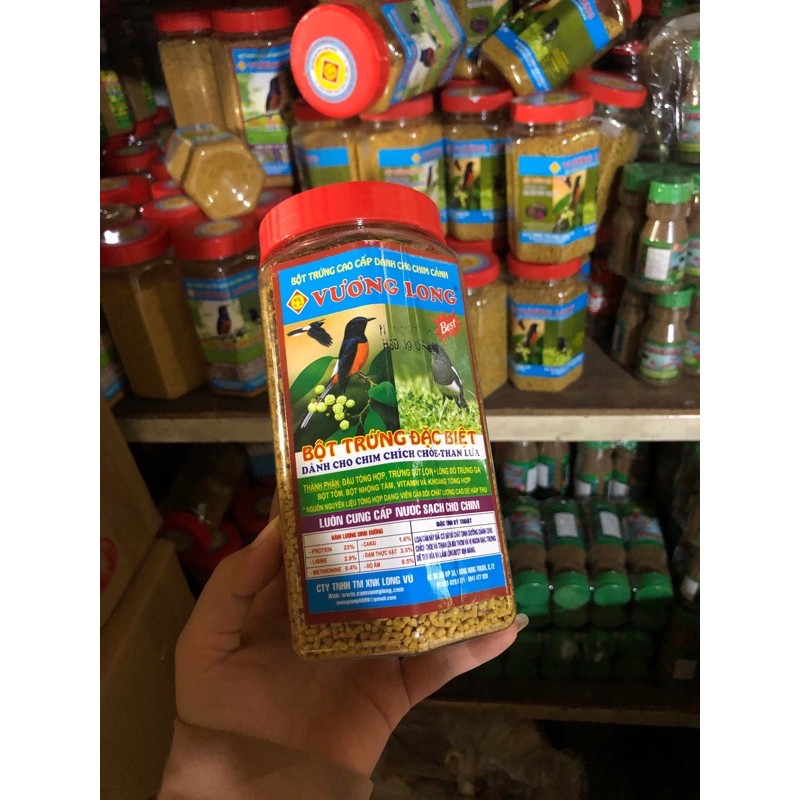 Cám vương long than lửa - cám chim cao cấp.