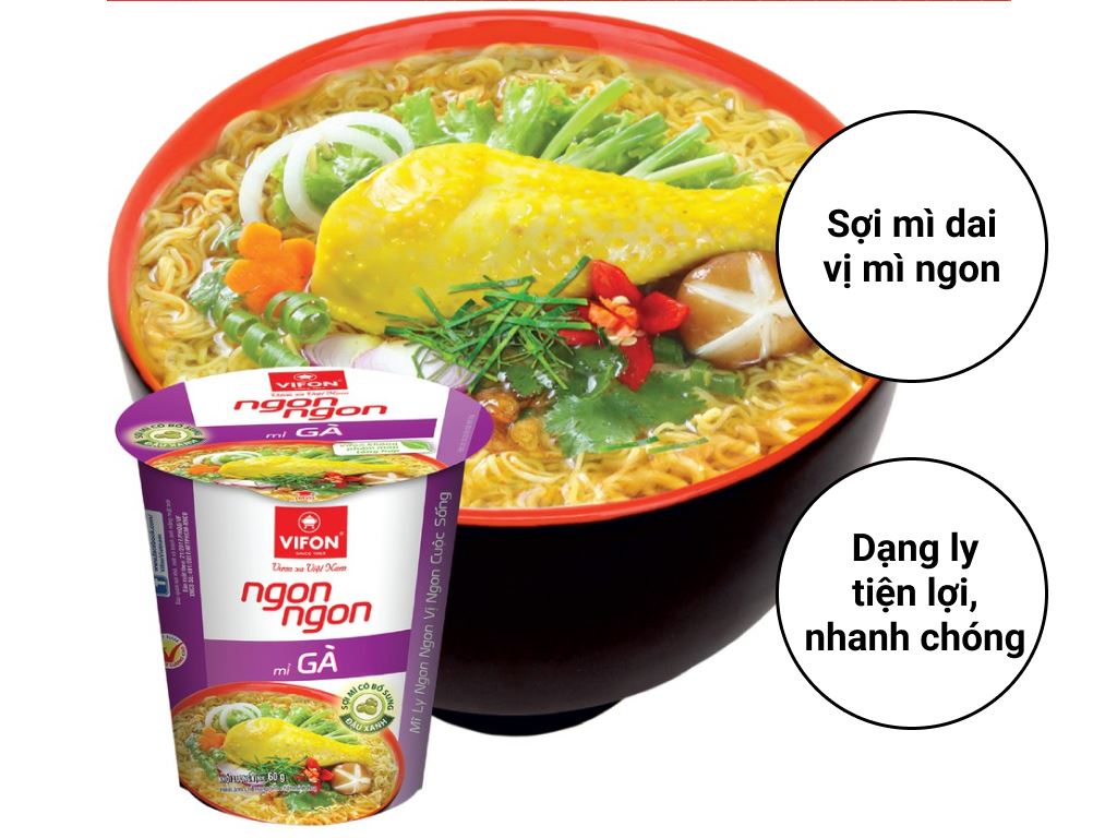 Mì Gà Vifon ly 60g