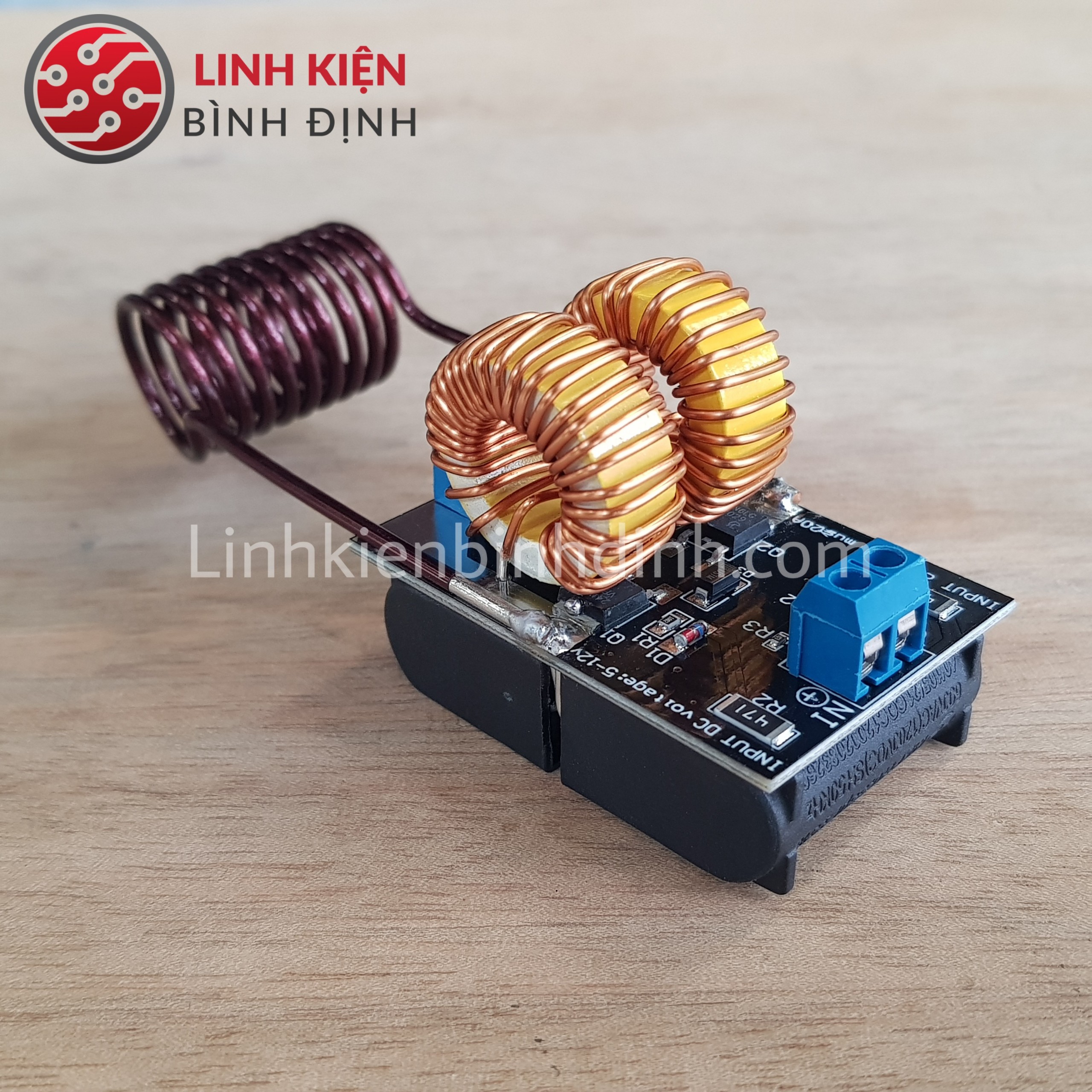 Mạch nung cao tần ZVS 120W 5 - 12V DC