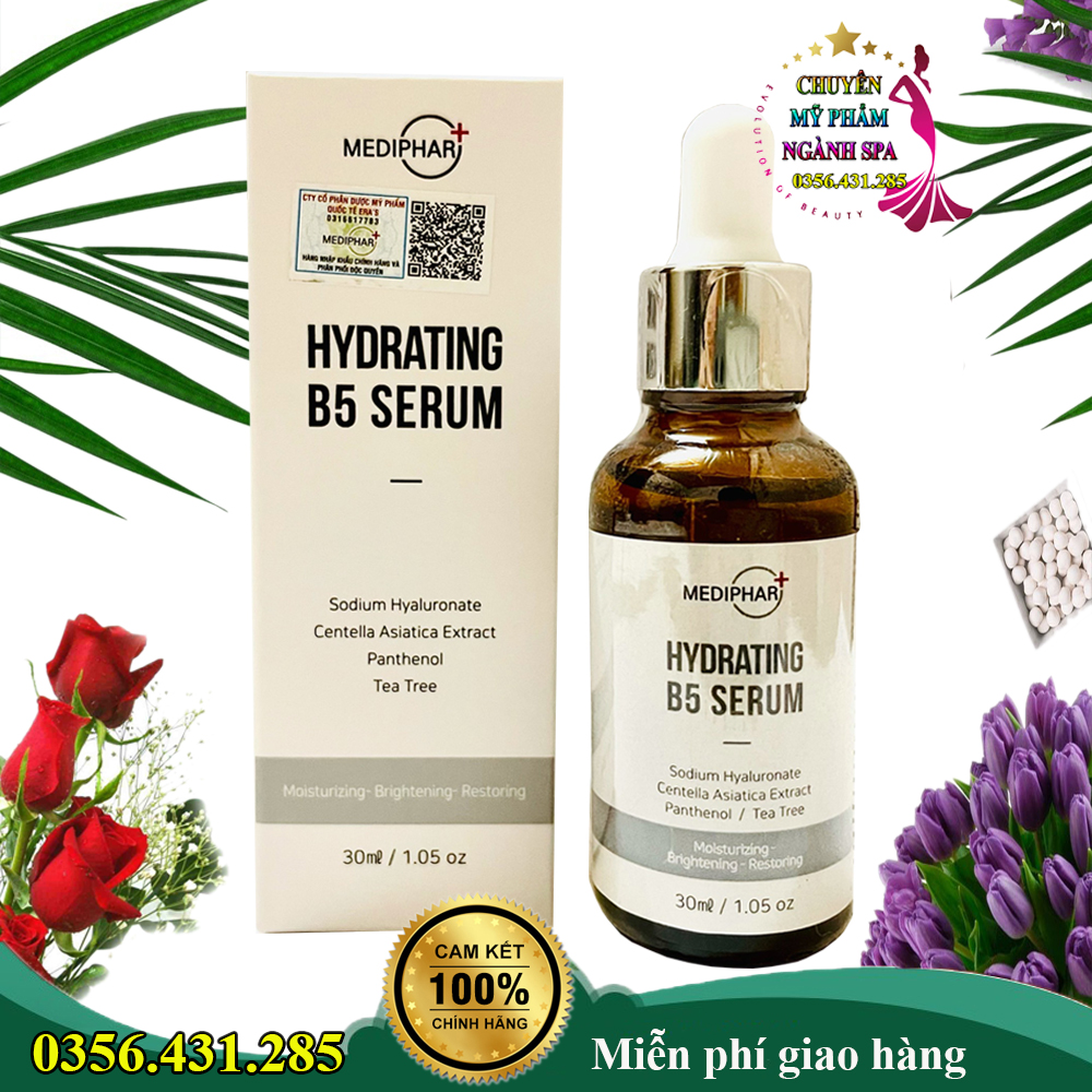 [HCM]Serum phục hồi cấp ẩm Mediphar+ Hydrating B5 30ml
