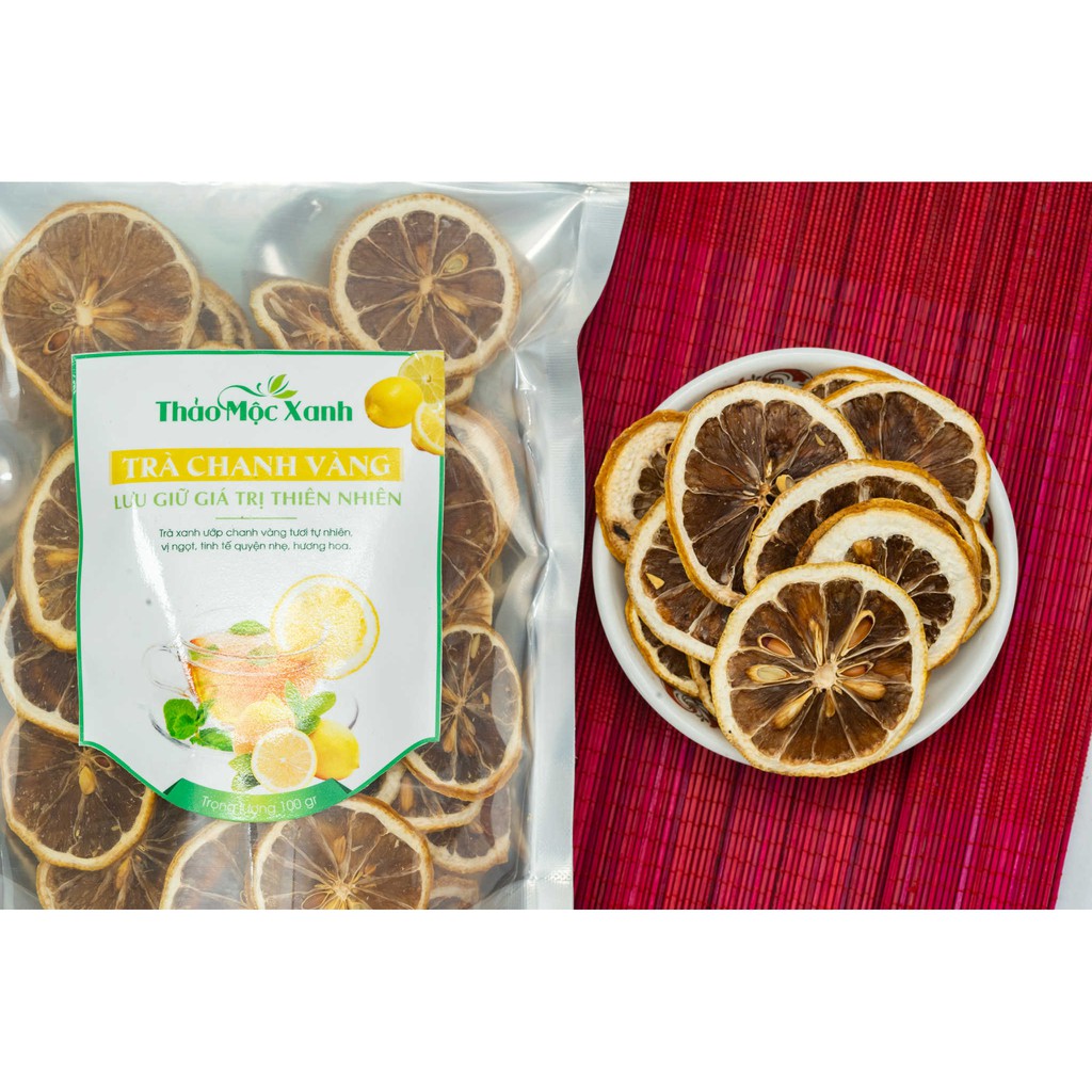 Chanh Vàng Thái Lát Sấy Khô Gói 100g