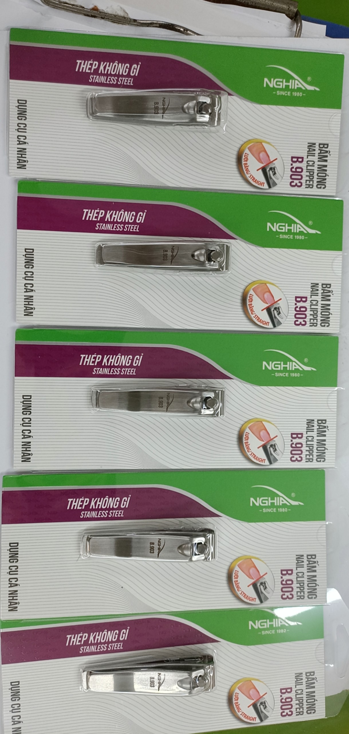(Chính Hãng) Kềm Nghĩa Bấm cắt móng tay  B901, B902