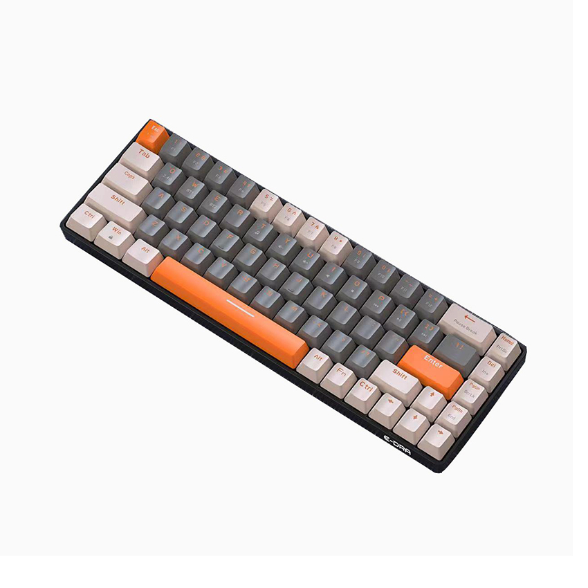 Bàn phím cơ gaming không dây Edra EK368L Beta Red switch (Bluetooth/2.4G)