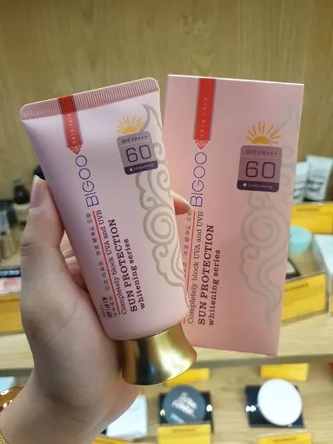 Kem chống nắng kháng khuẩn Bigoo Hàn Quốc 80ml