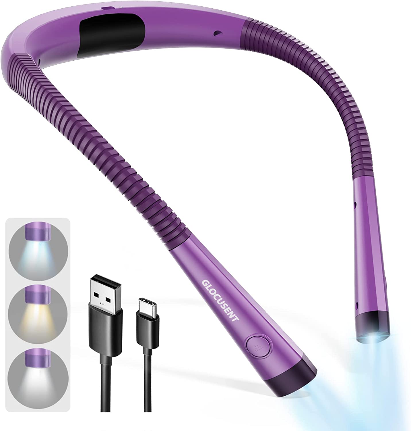 Đèn đọc sách treo cổ glocusent - hàng mua tại đức