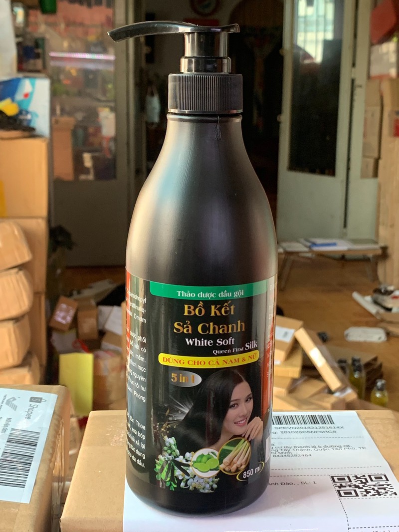 [HCM]Combo 2 Chai Dầu Gội Bồ Kết Xã Chanh  850 ml
