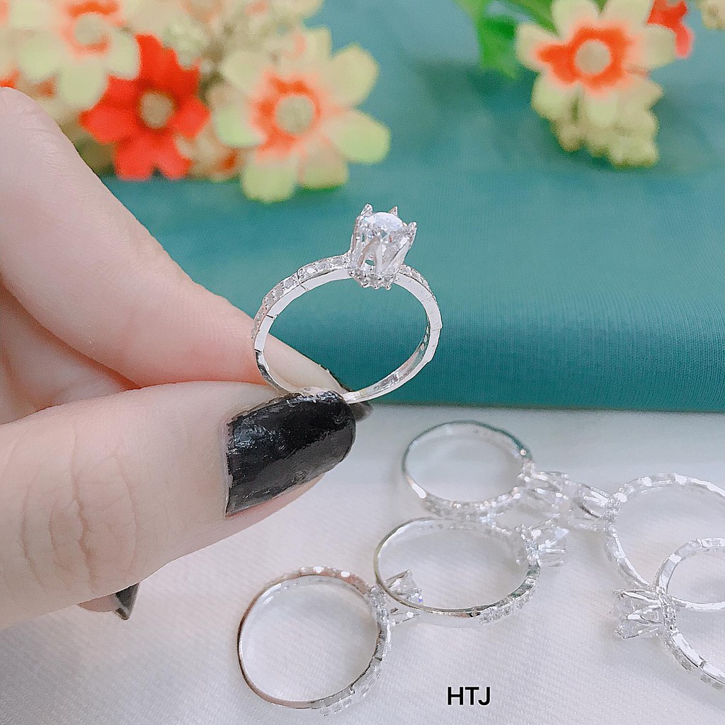 NHẪN NỮ HÓT MẪU MỚI BẠC TA GIÁ TỐT