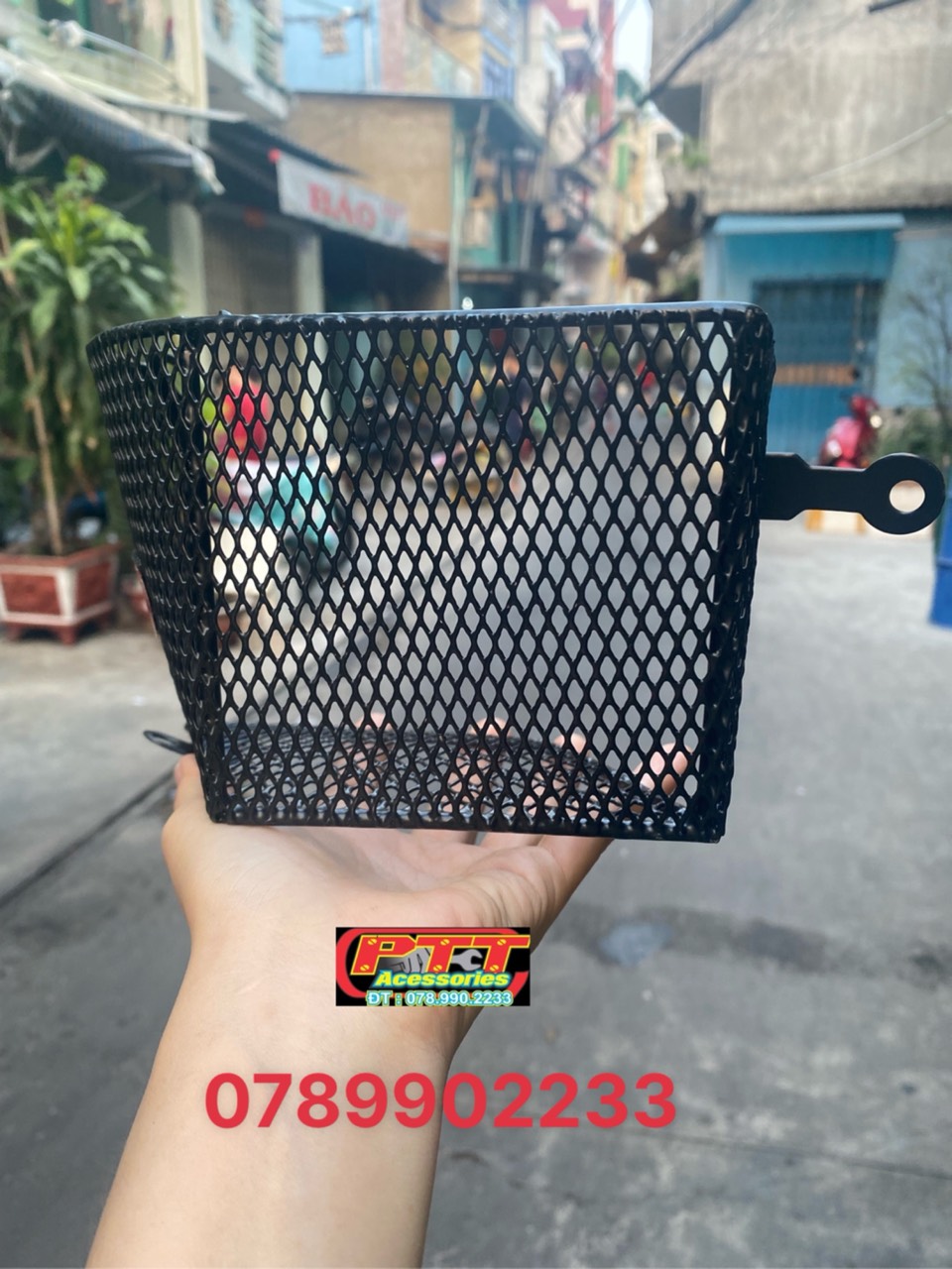 Rổ hông xe click 110