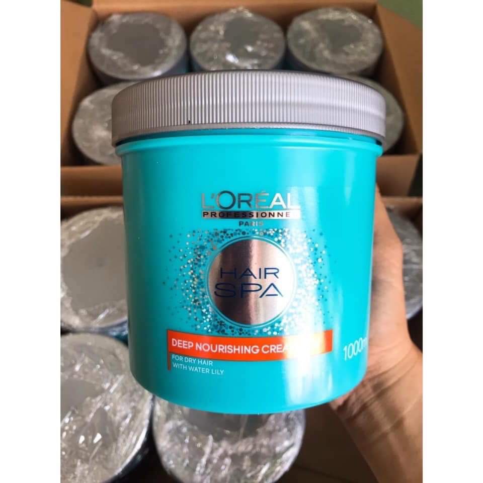 Kem hấp dầu dưỡng tóc hair spa loreal