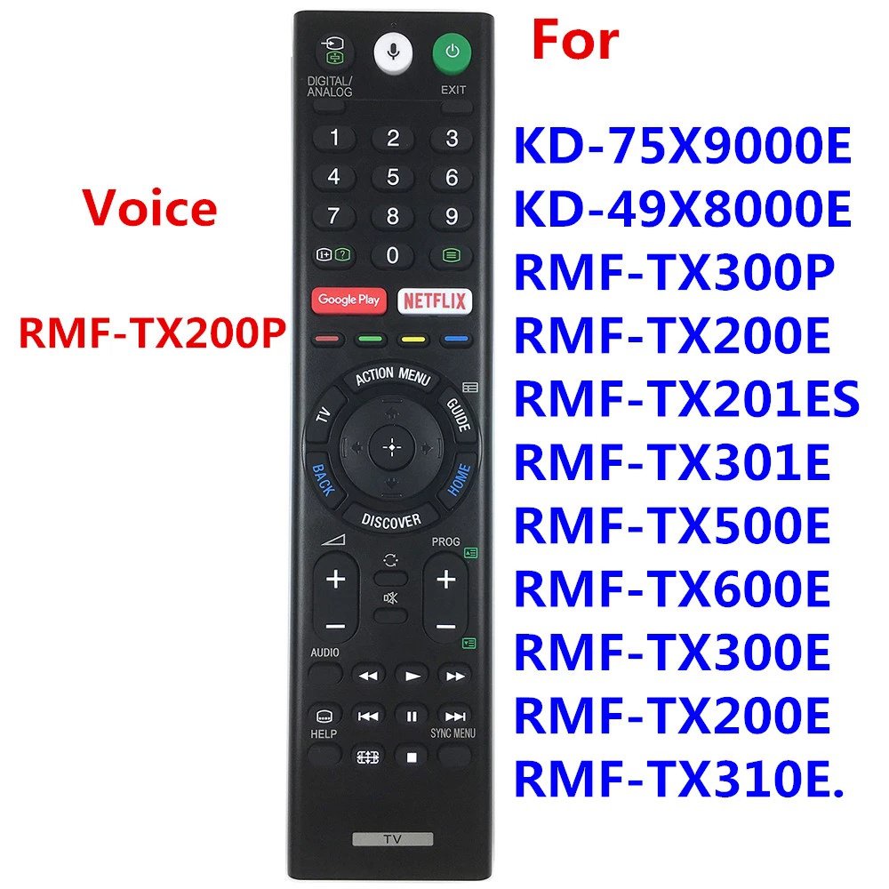 Sony RMF-TX200P Smart tv remote control With Voice Original/replacement RMF-TX200P For SONY Android TV Remote Control RMFTX200U KD-55X8500D remote