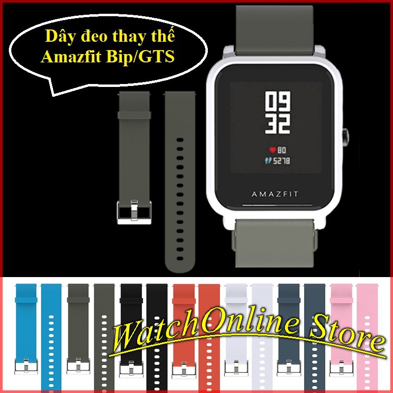 Dây silicon thay thế cho Xiaomi Amazfit Bip / GTS