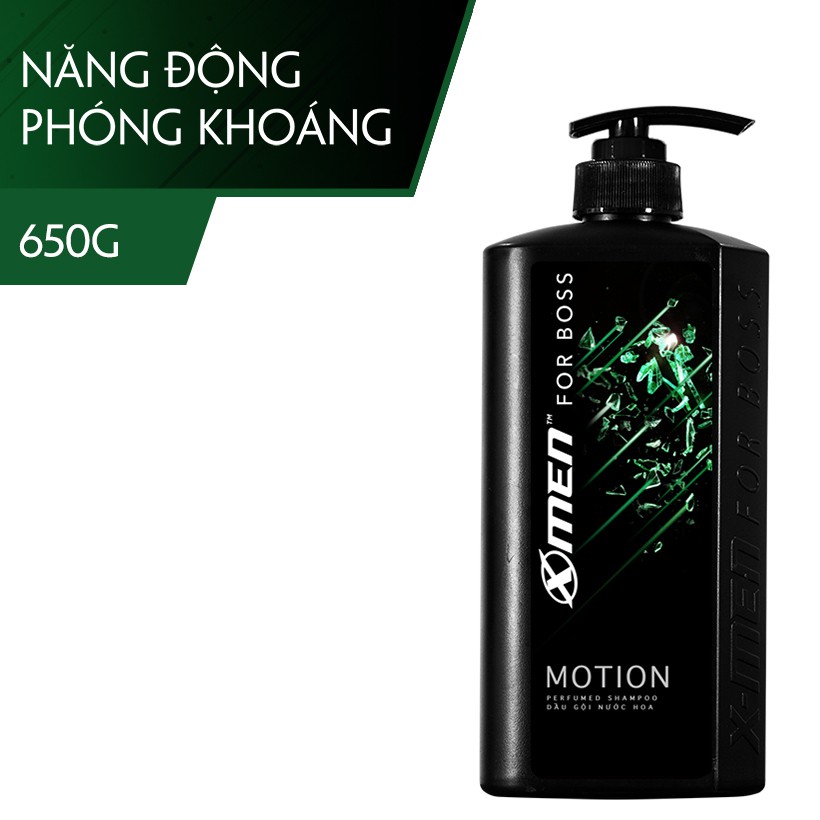 Dầu gội Xmen For Boss Motion 650g