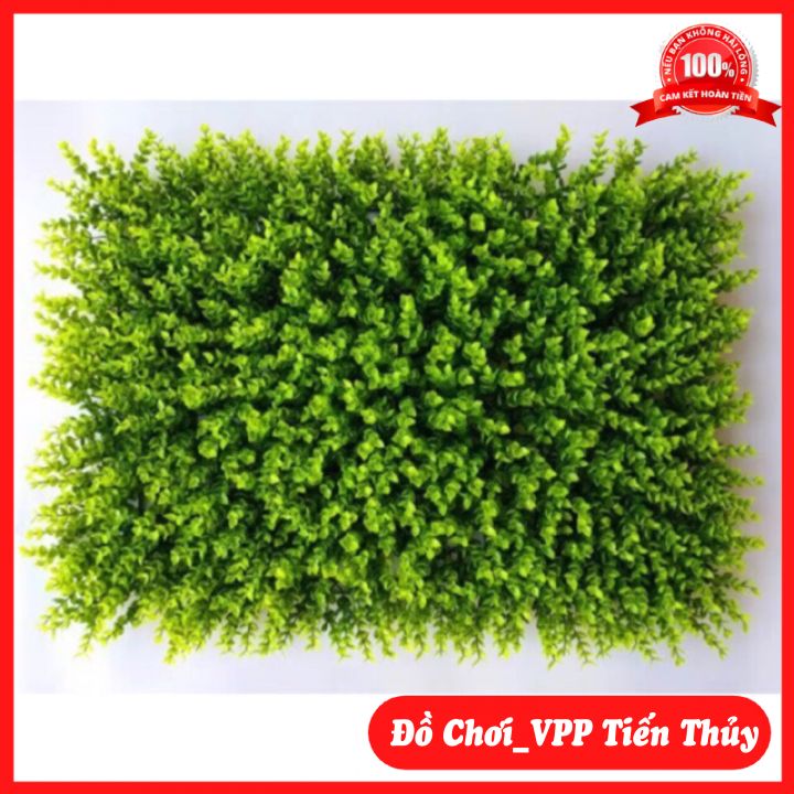 Thảm cỏ tai chuột nhựa pvc trang trí, thảm cỏ nhân tạo (kt 40×60 cm )