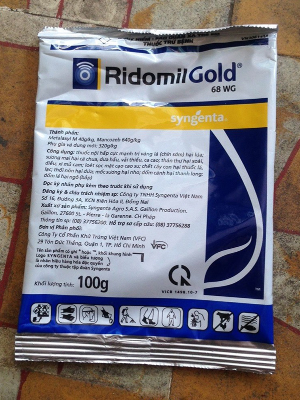 RidomilGold 100gr/gói Trừ bệnh cây trồng
