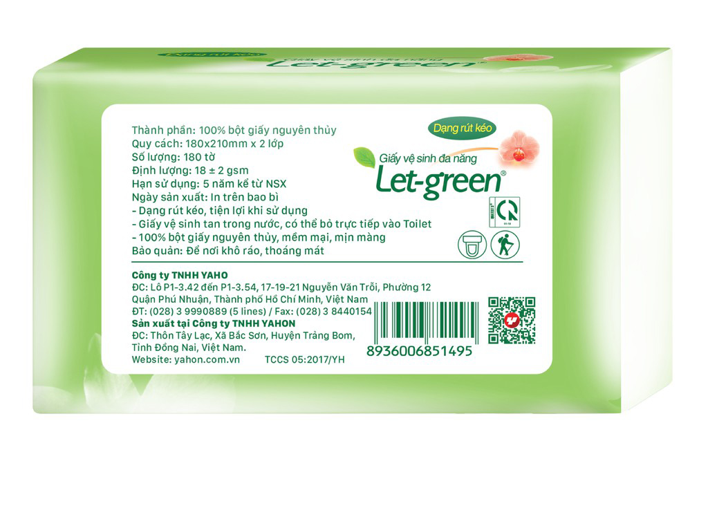 Giấy Vệ Sinh Let-Green 15*21