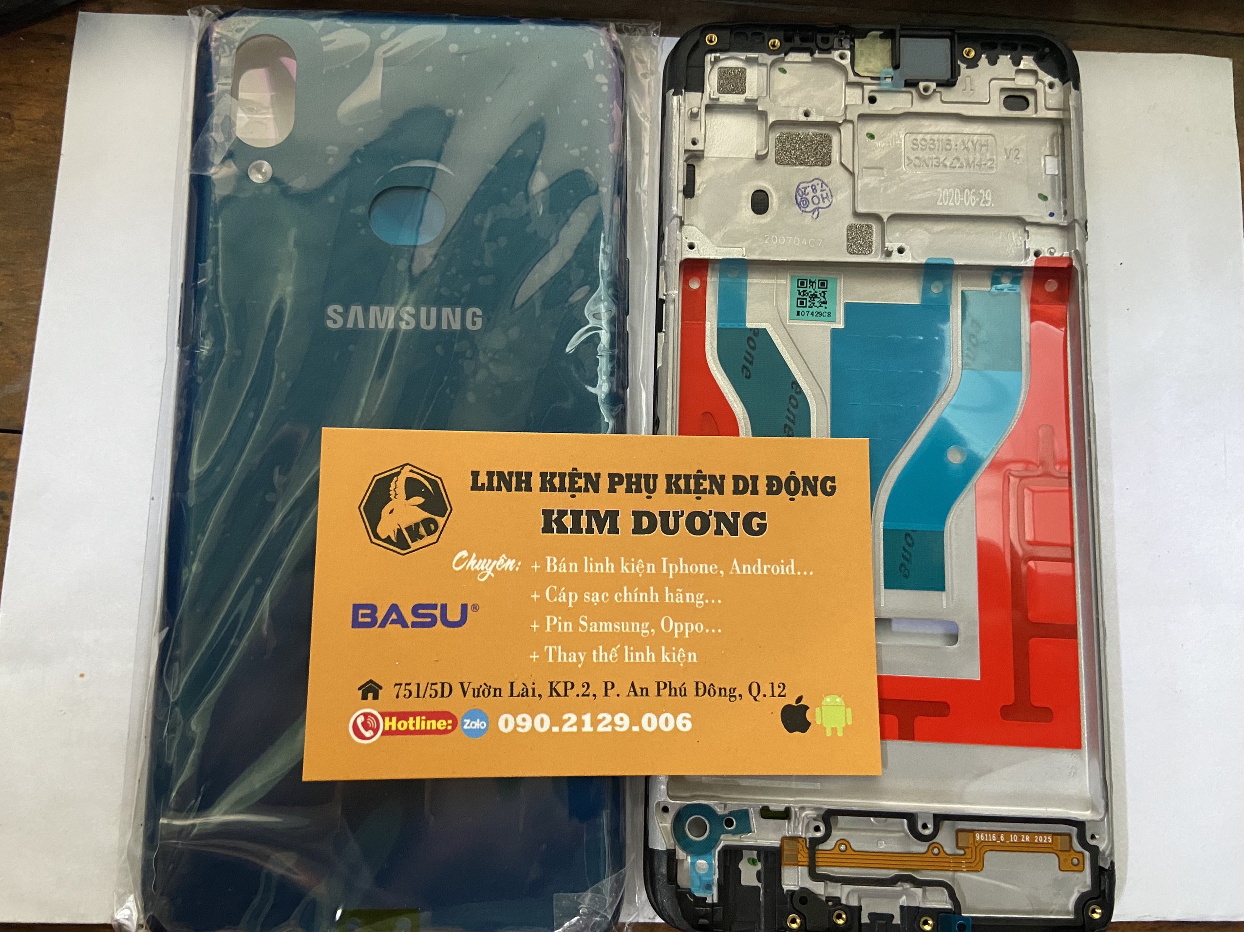 [HCM]Bộ Vỏ + Khung Sườn SamSung Galaxy A10s