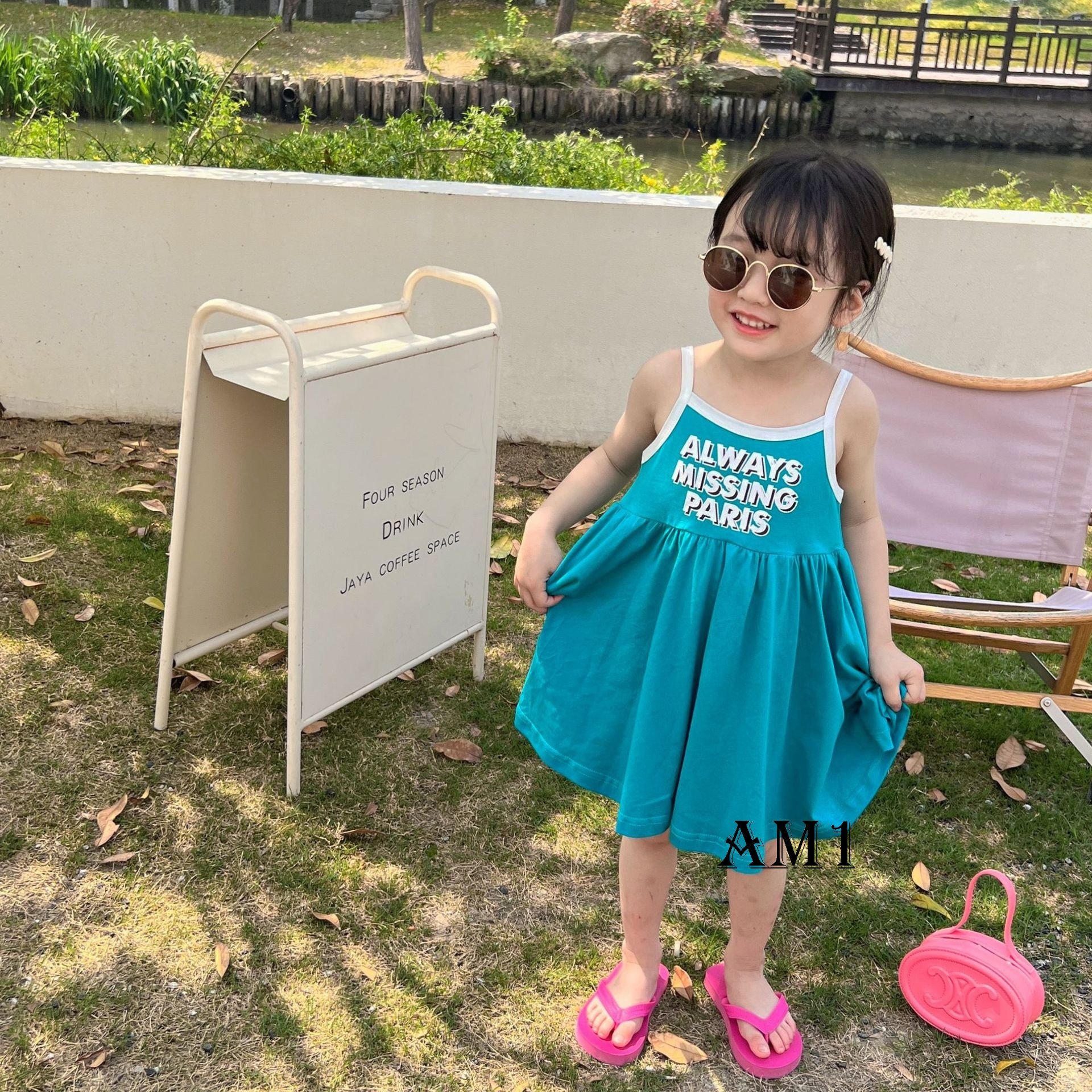 Váy bé gái dễ thương VS067 Váy 2 dây cho bé nhiều màu xinh cho bé gái từ 9-19kg