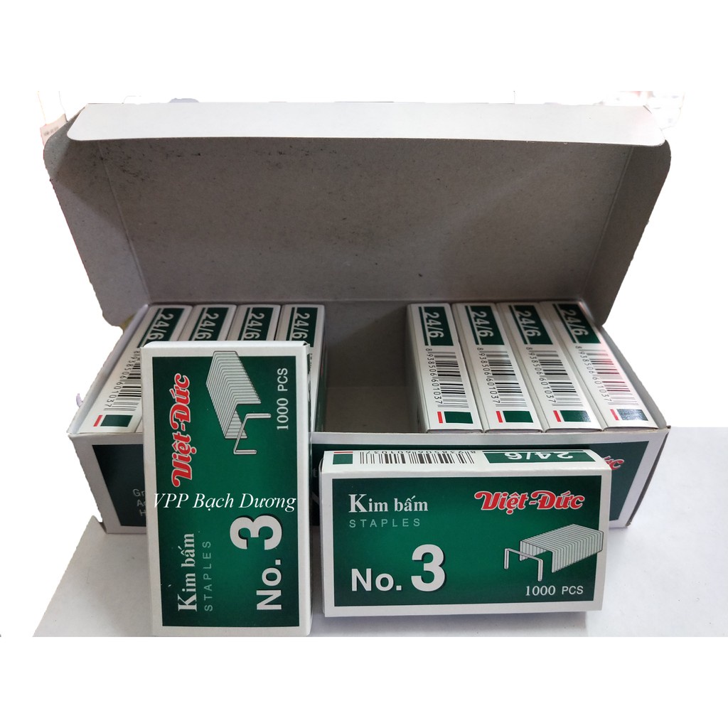 Kim Bấm Số 3 Việt Đức 24/6 (1000 PCS)
