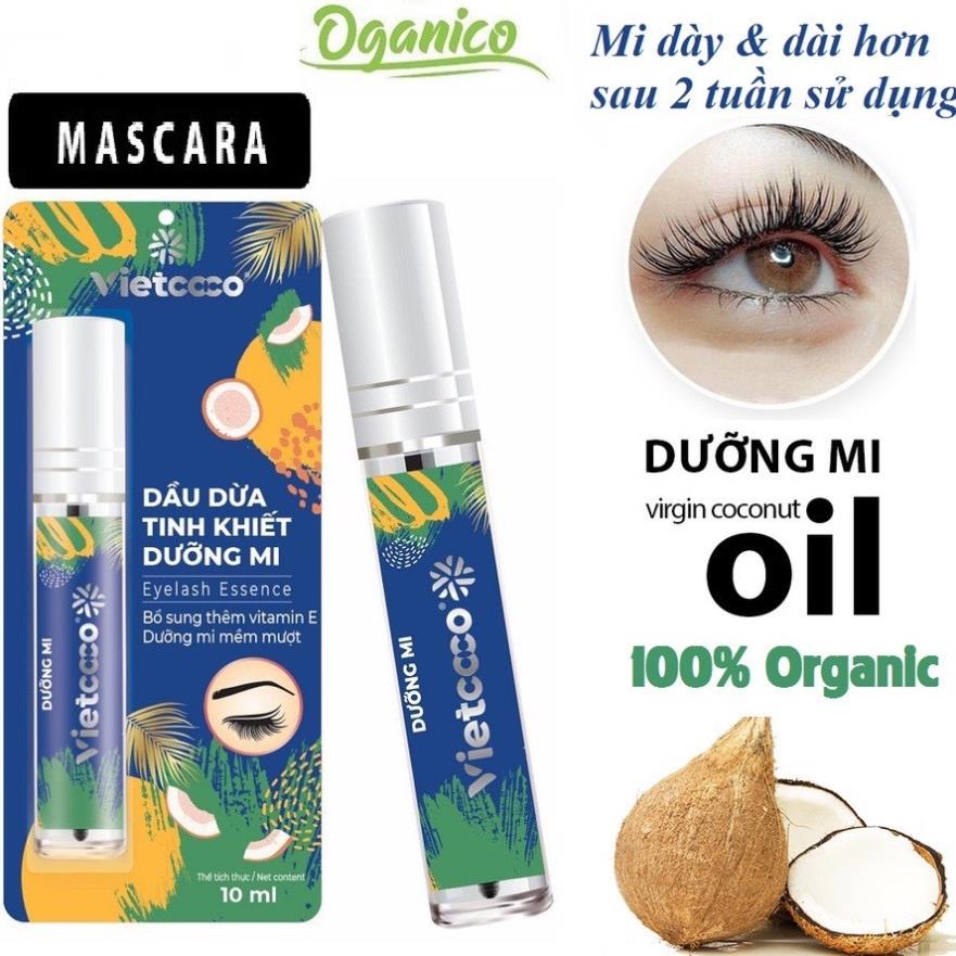 Dầu dừa nguyên chất dưỡng mi vietcoco 10ml