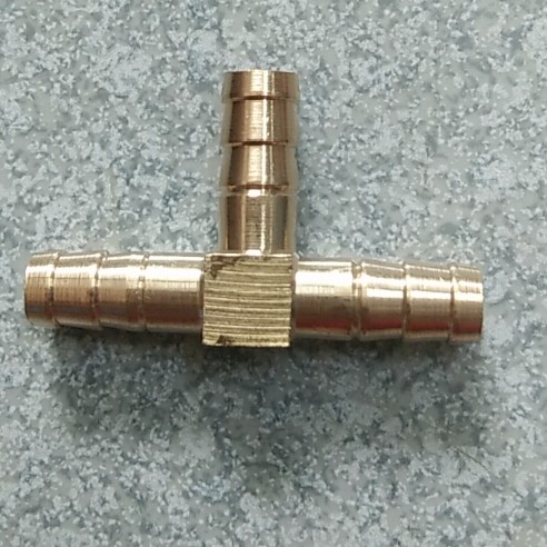 Đầu nối dây hơi khí nén, Tê đồng 8li