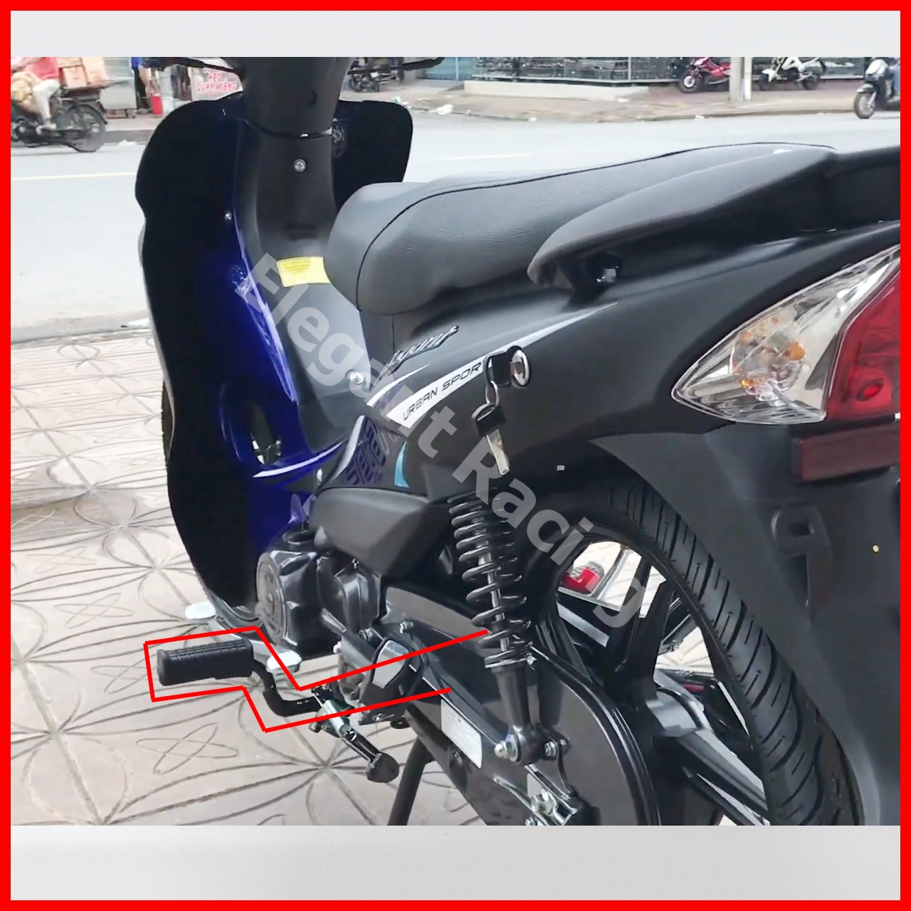 Gác Máy Xe Elegant 50cc Chính Hãng SYM