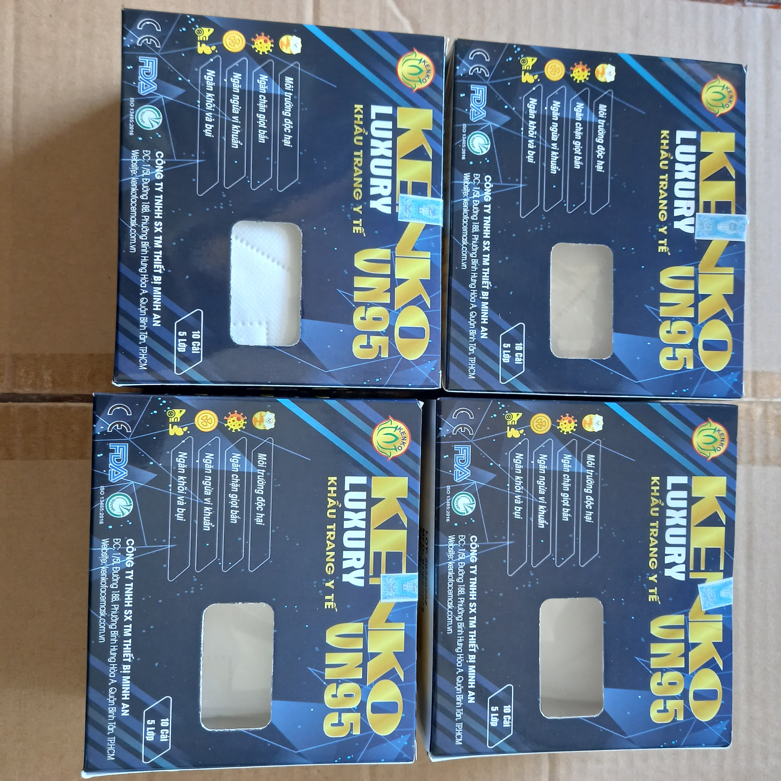 KHẨU TRANG N95 kenko ( 5 LỚP ) CABON  ( 15 HỘP 150 CÁI ) XÁM