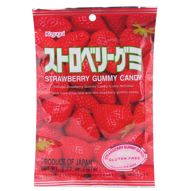Kẹo dẻo vị dâu (Kasugai) - 107g/ Gói