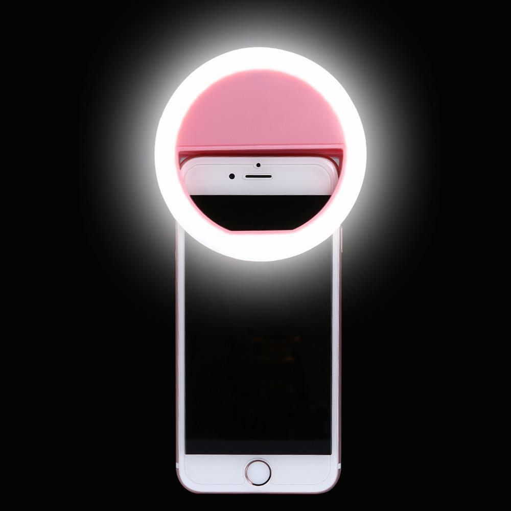 Đèn selfie kẹp điện thoại chụp ảnh ( giao màu ngẫu nhiên )
