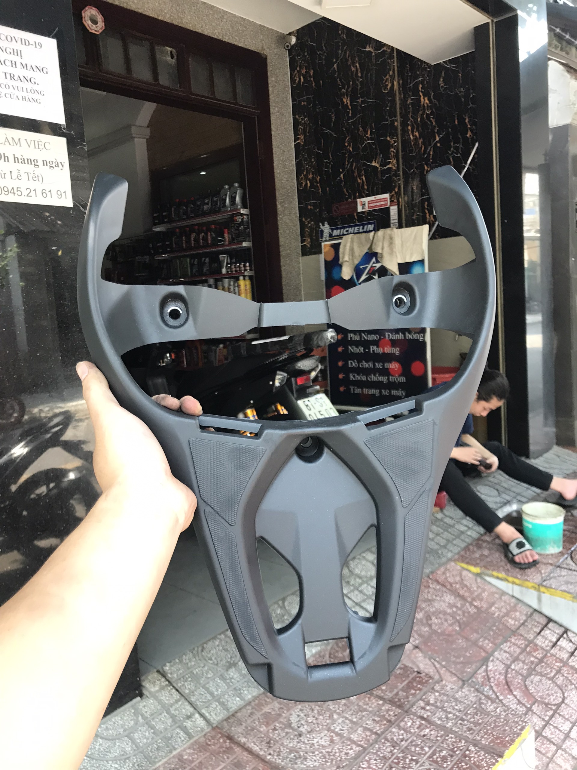 Tay dắt kiểu sh ý cho honda vision
