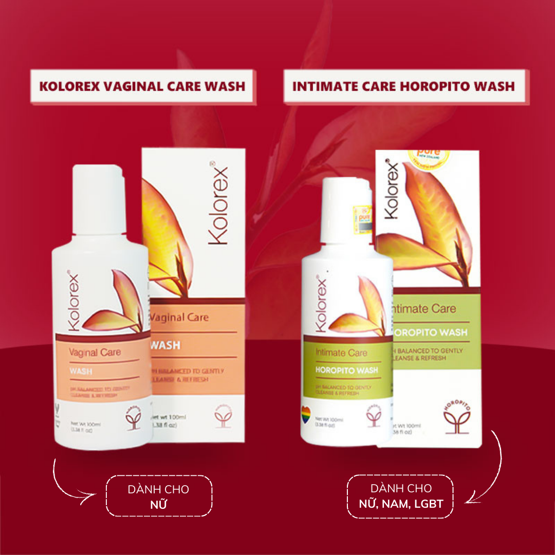 Bộ ba chăm sóc vù.ng kí.n Kolorex (Gel rửa + Kem bôi + Viên uống)