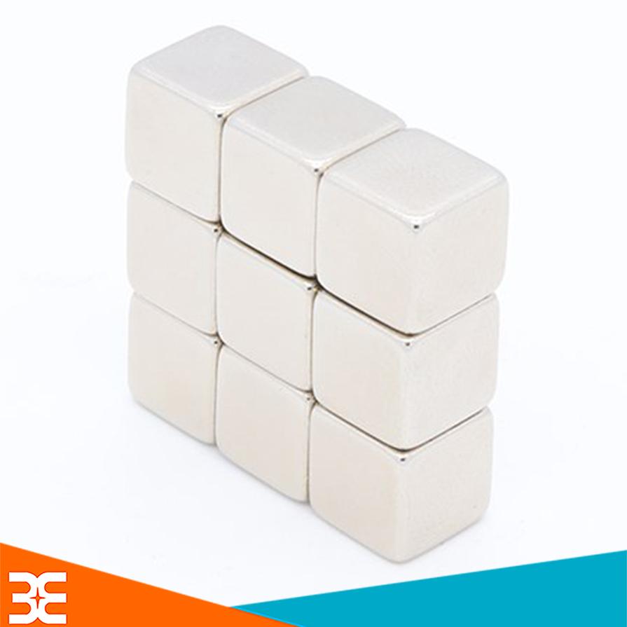 Bộ 10 Viên Nam Châm Đất Hiếm Vuông 10x10x10mm