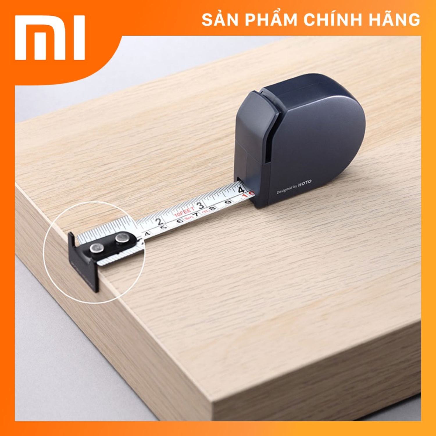 Thước cuộn tự khóa Xiaomi HOTO - Dài 3m