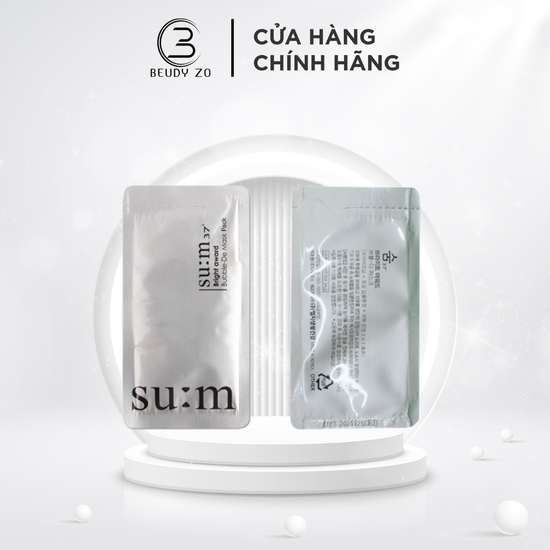 Mặt Nạ Sủi Bọt,Thải Độc,Trắng Da,4ML