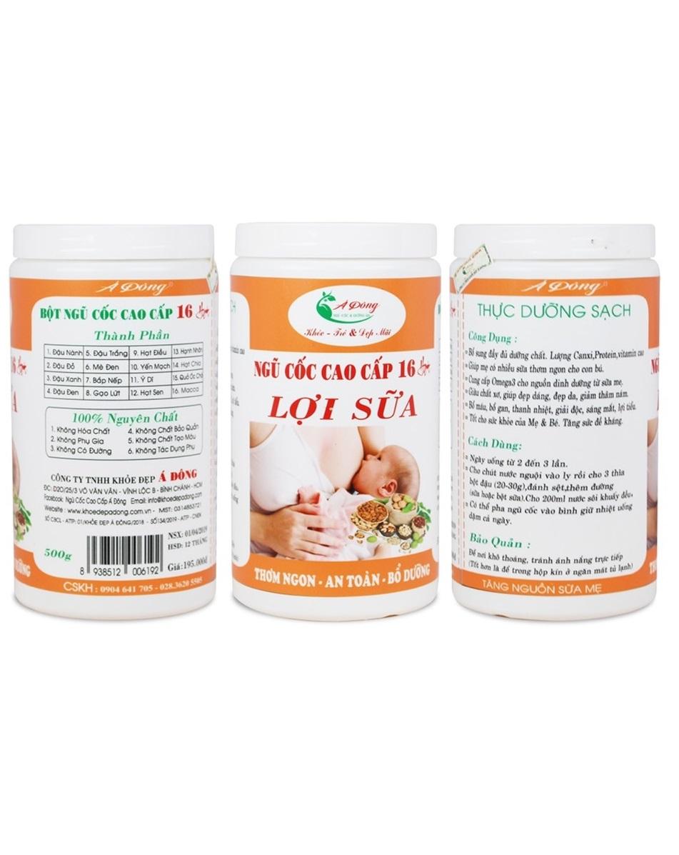 [HCM]Ngũ Cốc Lợi Sữa Cao Cấp 16 hạt Á Đông