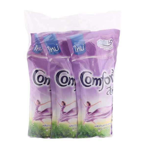 【FREESHIP】Combo 3 Túi Nước Xả Vải Comfort Thái Lan Tím 500ml