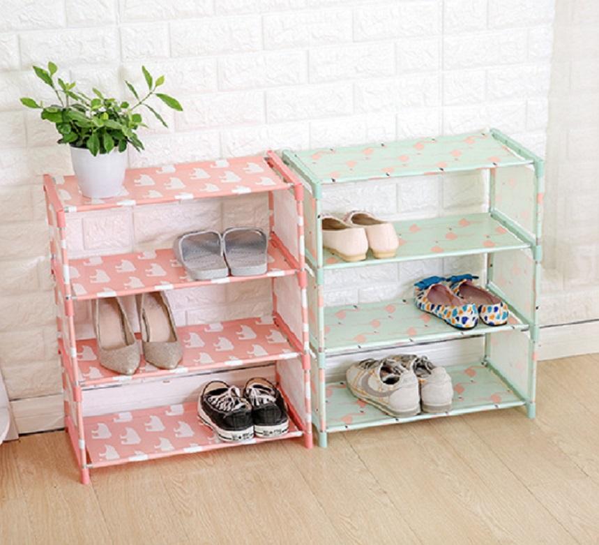 - kệ giày láp ráp 4 tầng dể thương