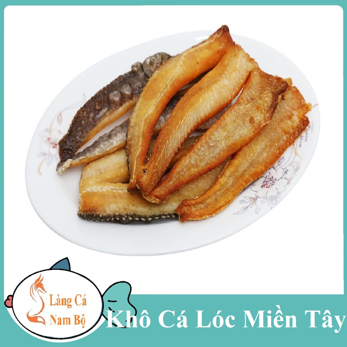 Khô cá lóc đồng làng cá nam bộ- đặc dản khô cá lóc rút xương -có vị đậm đà, hương thơm đặc trưng.