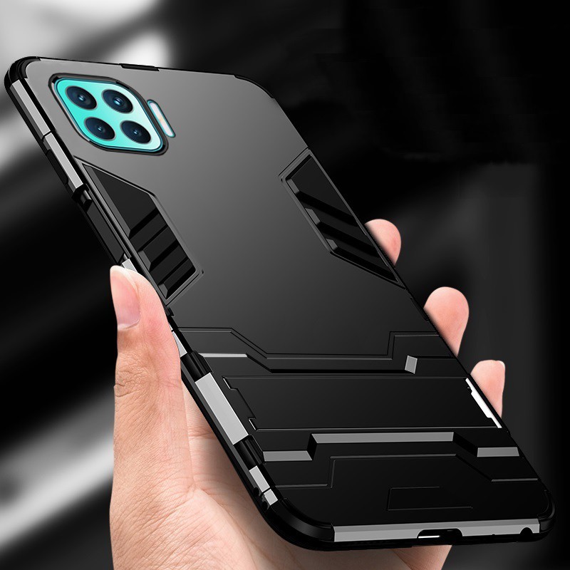 Ốp lưng oppo a73,a93 chống sốc iron man đen