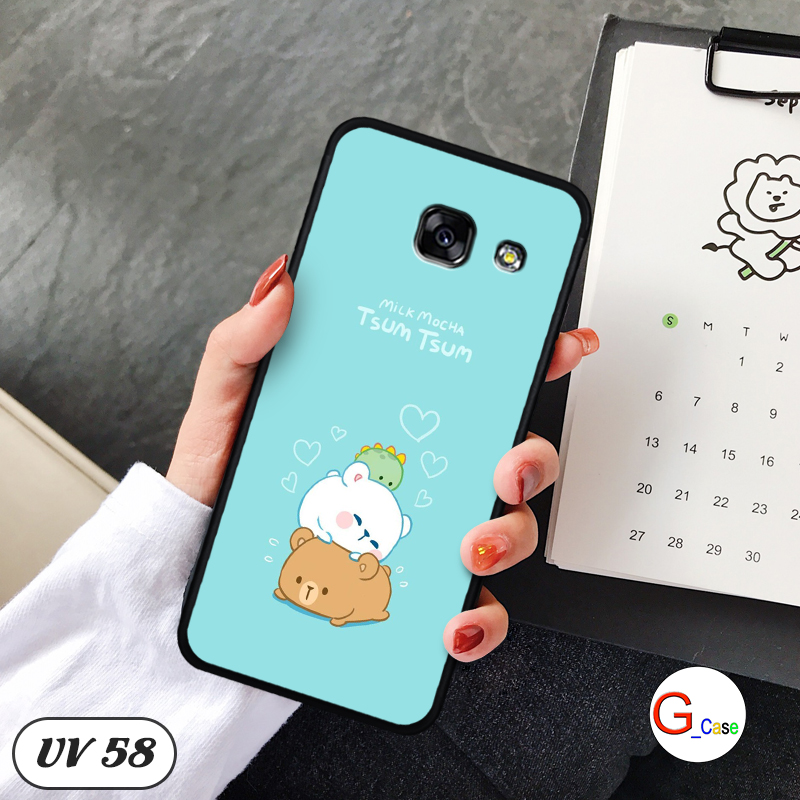 Ốp điện thoại samsung galaxy a5 2017 - lưng nhám viền dẻo