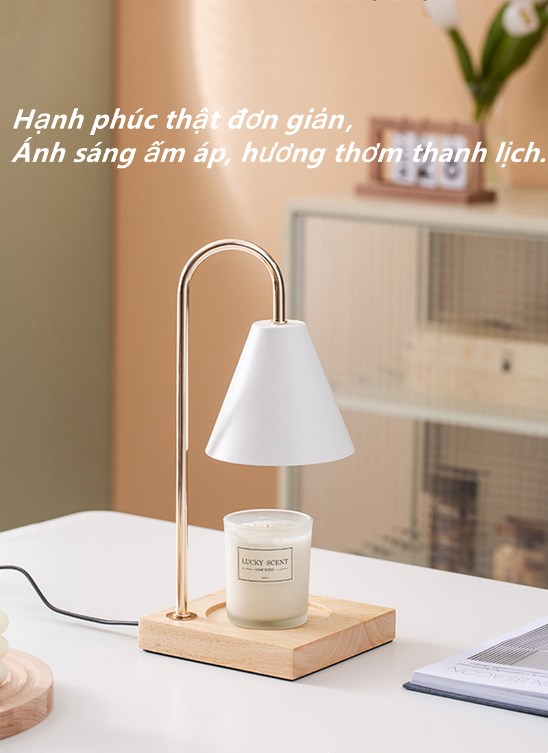 Đèn đốt nến thơm đèn bàn